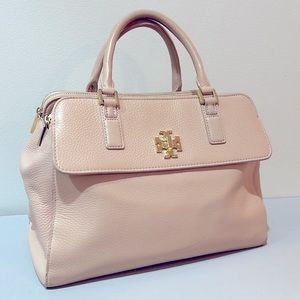 Tory Burch | Light Pink Pebbled Satchel